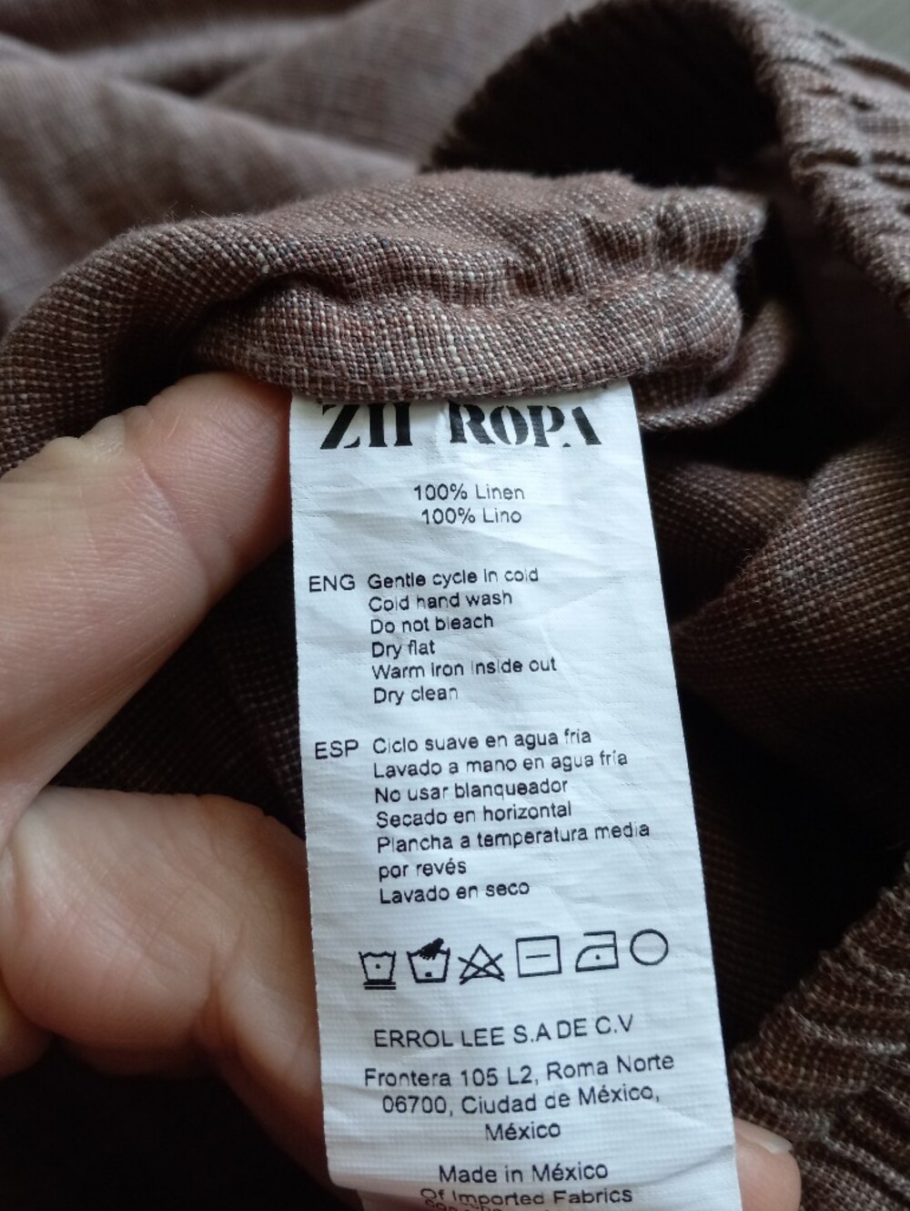 Zii Ropa Raf Wide Leg Pant In Arbutus - Picture 10 of 16